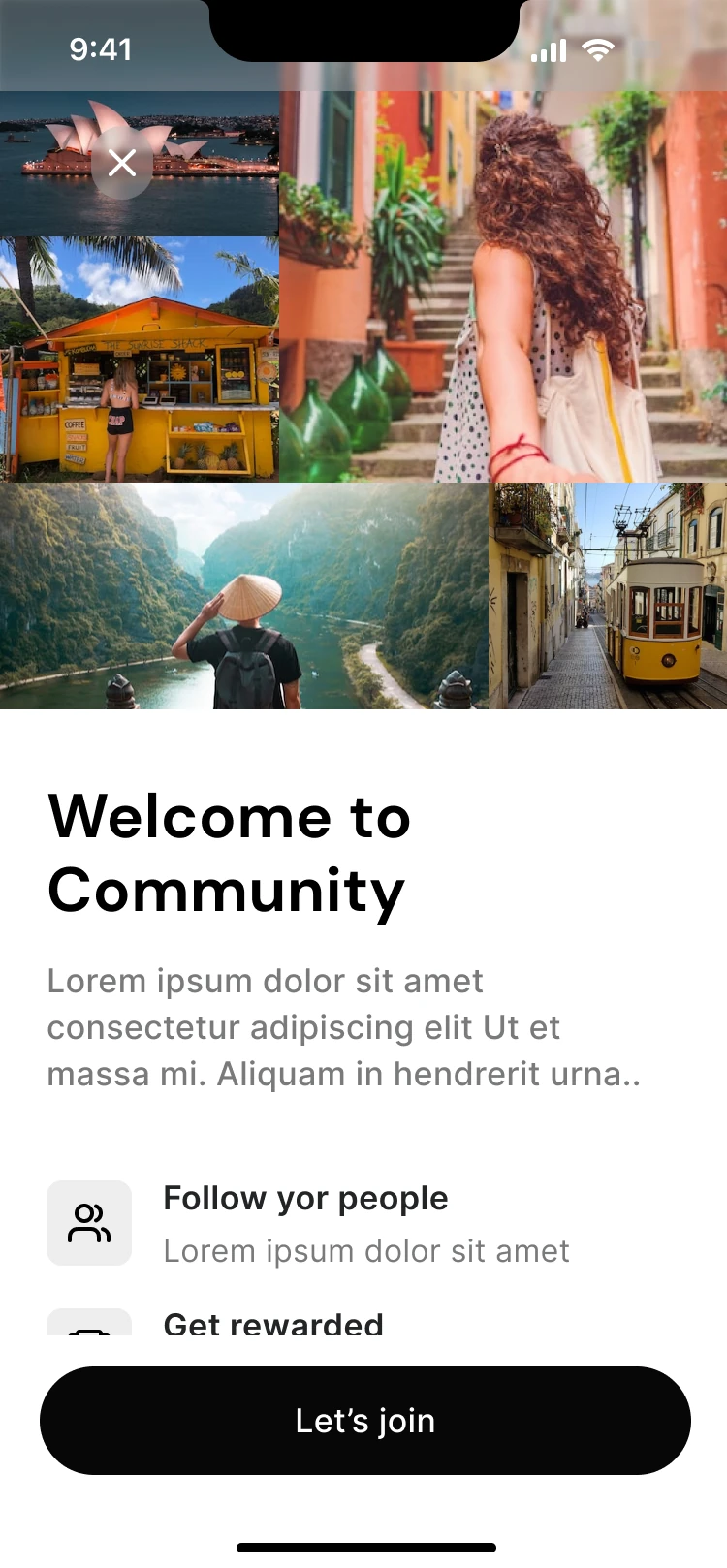 Community welcome